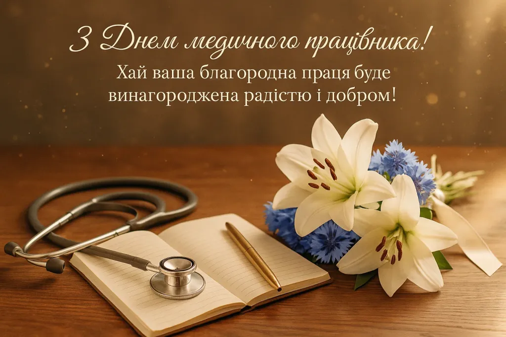 Привітання з днем медичного працівника
