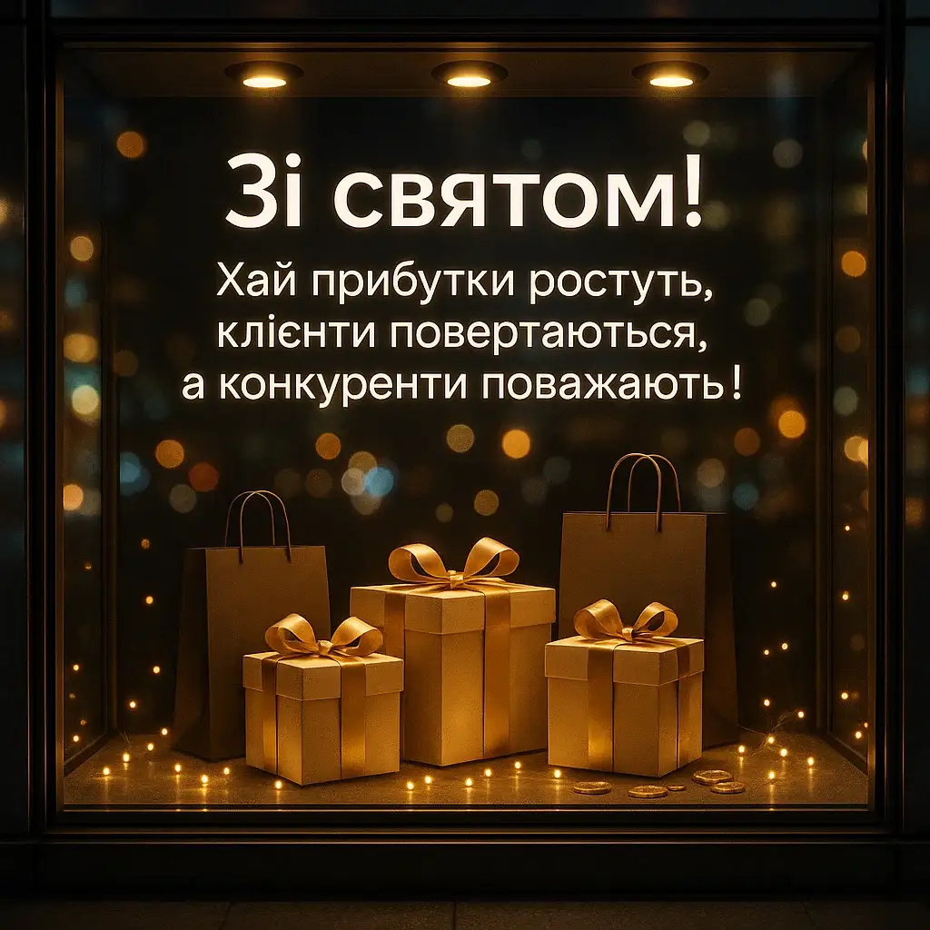 Привітання з днем працівників торгівлі