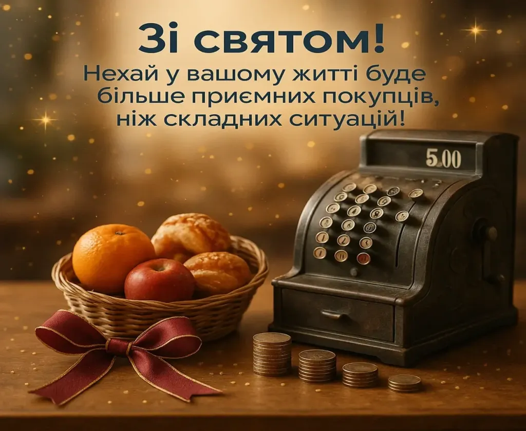 Привітання з днем працівників торгівлі