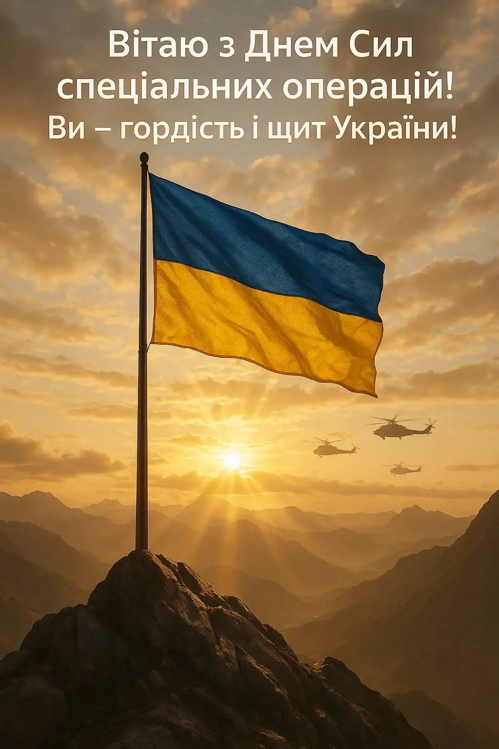 Привітання з днем Сил спеціальних операцій Збройних Сил України