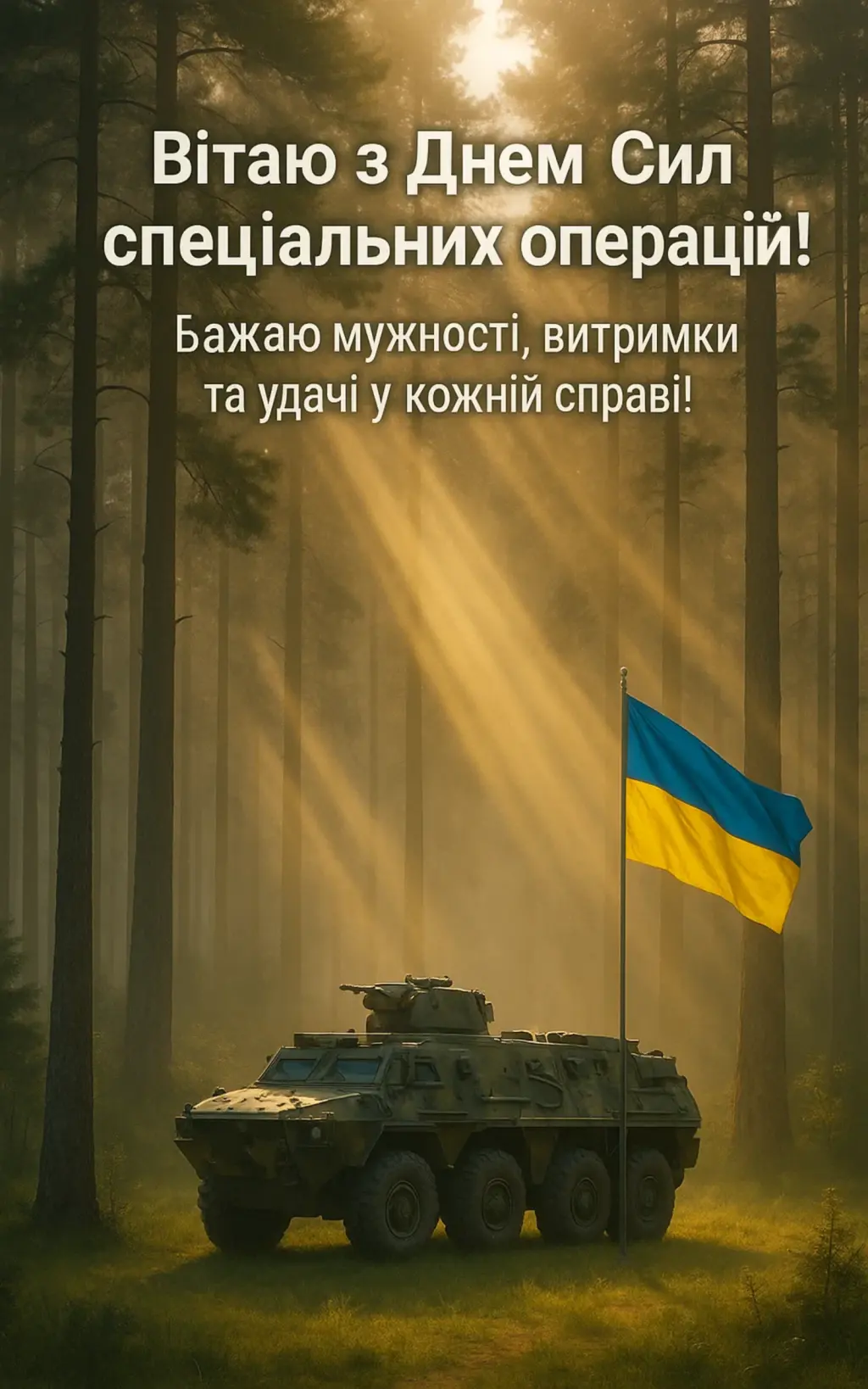 Привітання з днем Сил спеціальних операцій Збройних Сил України