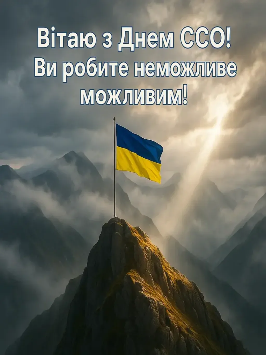 Привітання з днем Сил спеціальних операцій Збройних Сил України