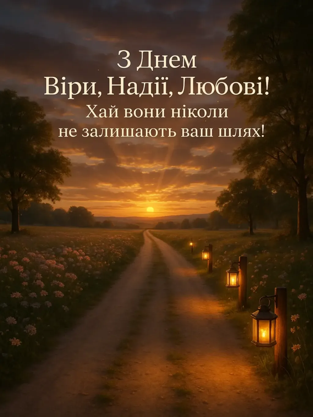 Привітання з днем Віри, Надії, Любові