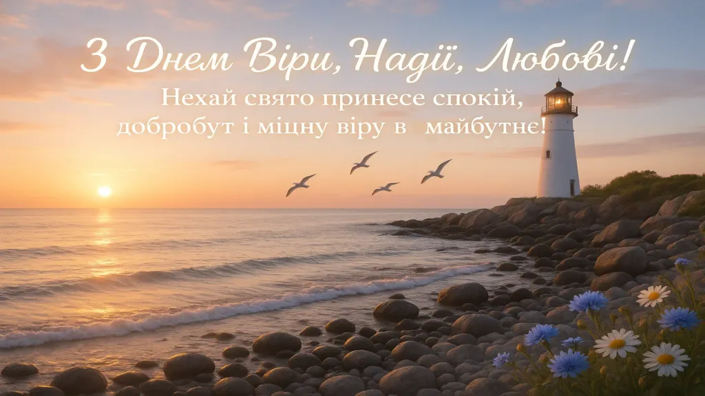 Привітання з днем Віри, Надії, Любові