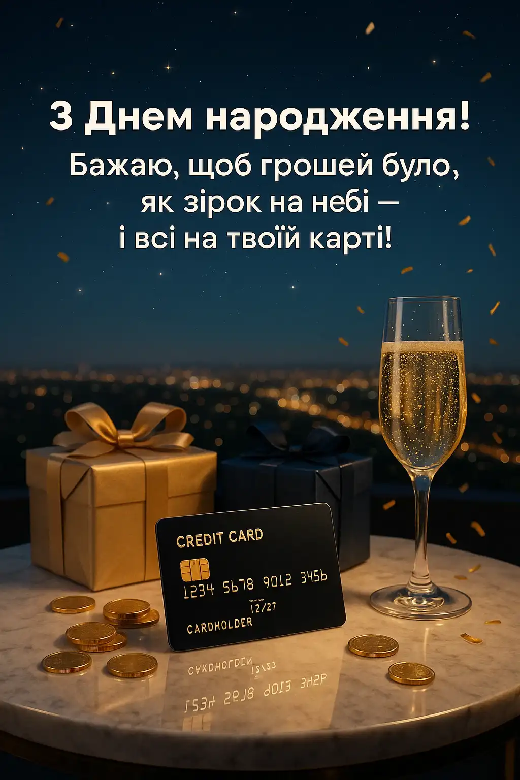 Привітання з днем народження з приколом