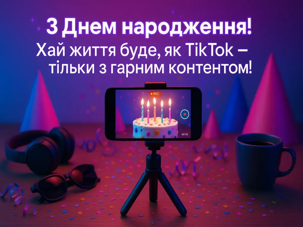 Привітання з днем народження з приколом