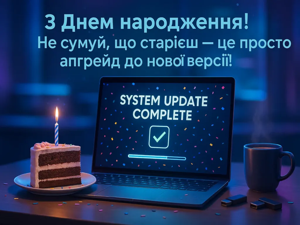 Привітання з днем народження з приколом