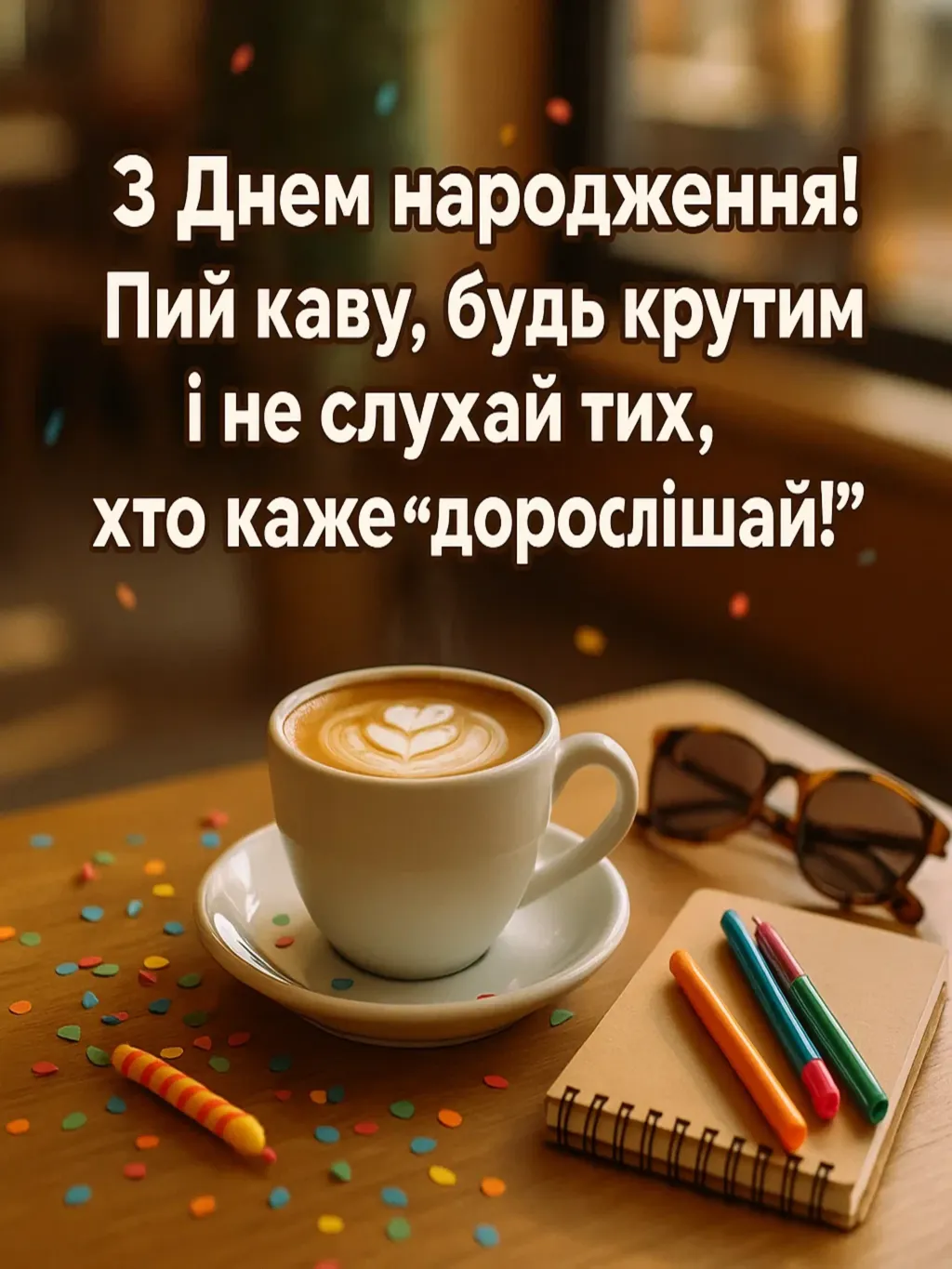 Привітання з днем народження з приколом