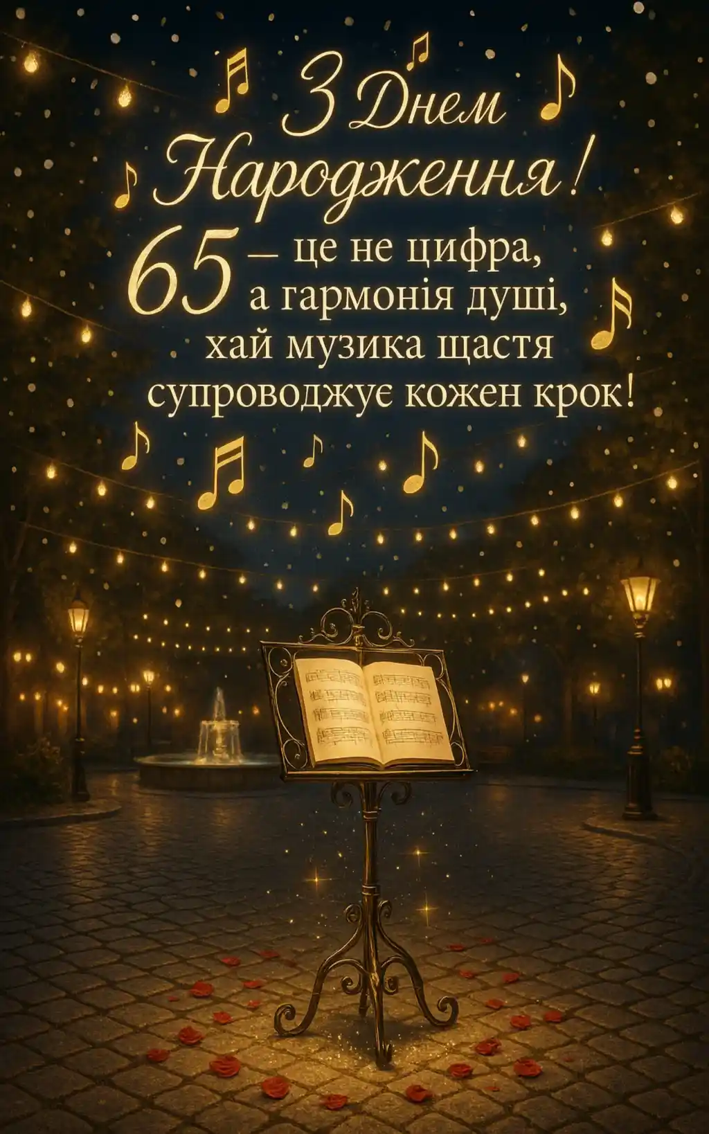 Жінці — 65 років: музичні привітання з ювілеєм