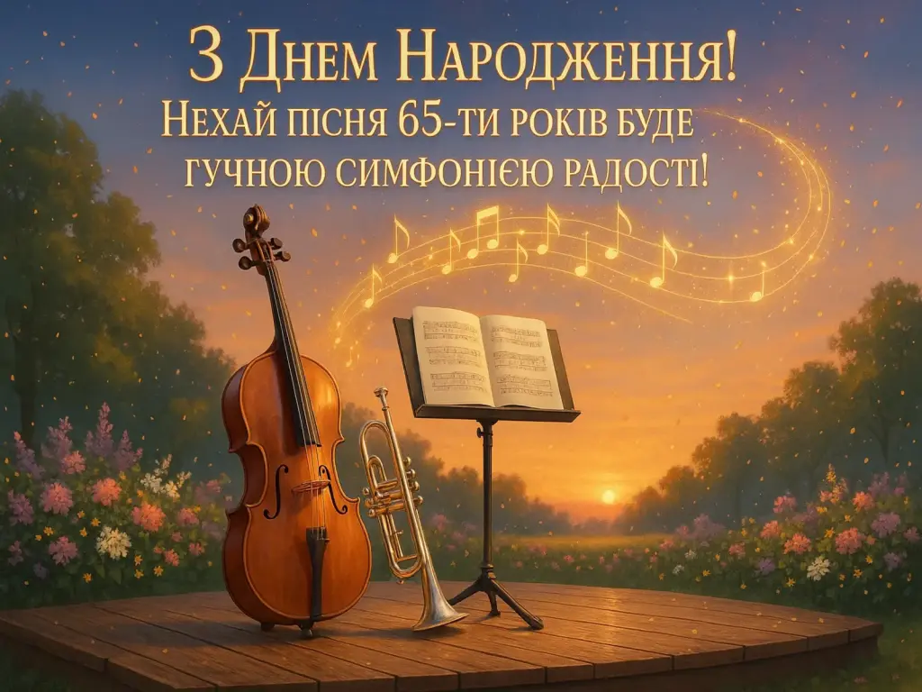 Жінці — 65 років: музичні привітання з ювілеєм