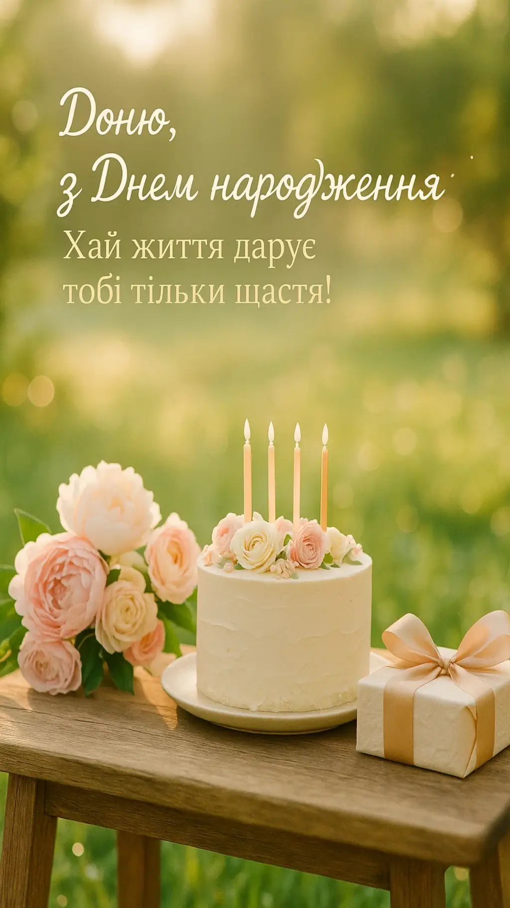 Привітання з днем народження дочці