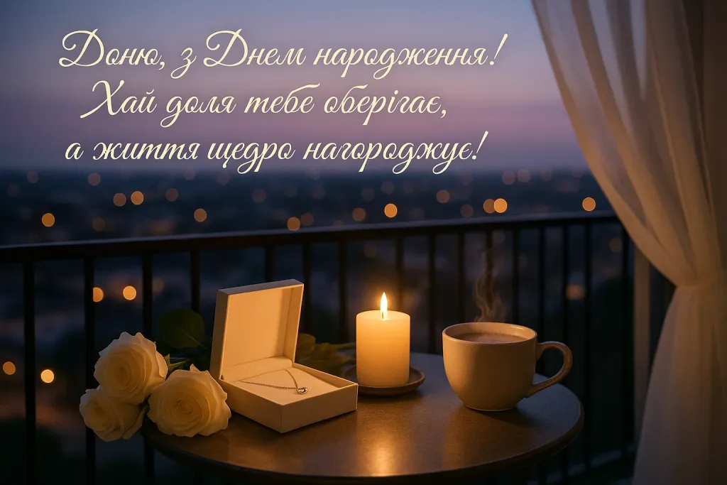 Привітання з днем народження дочці