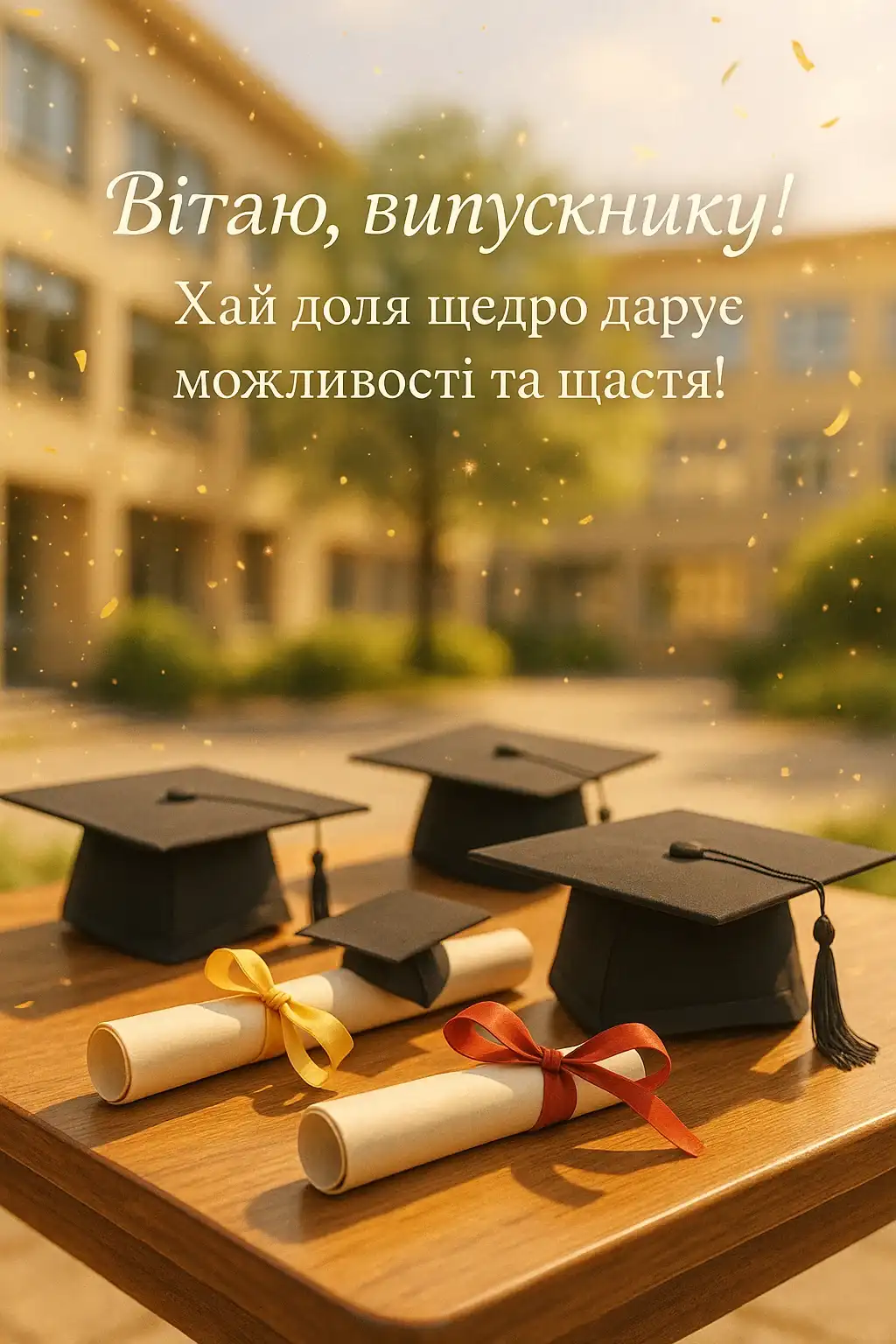 Привітання випускників українською мовою