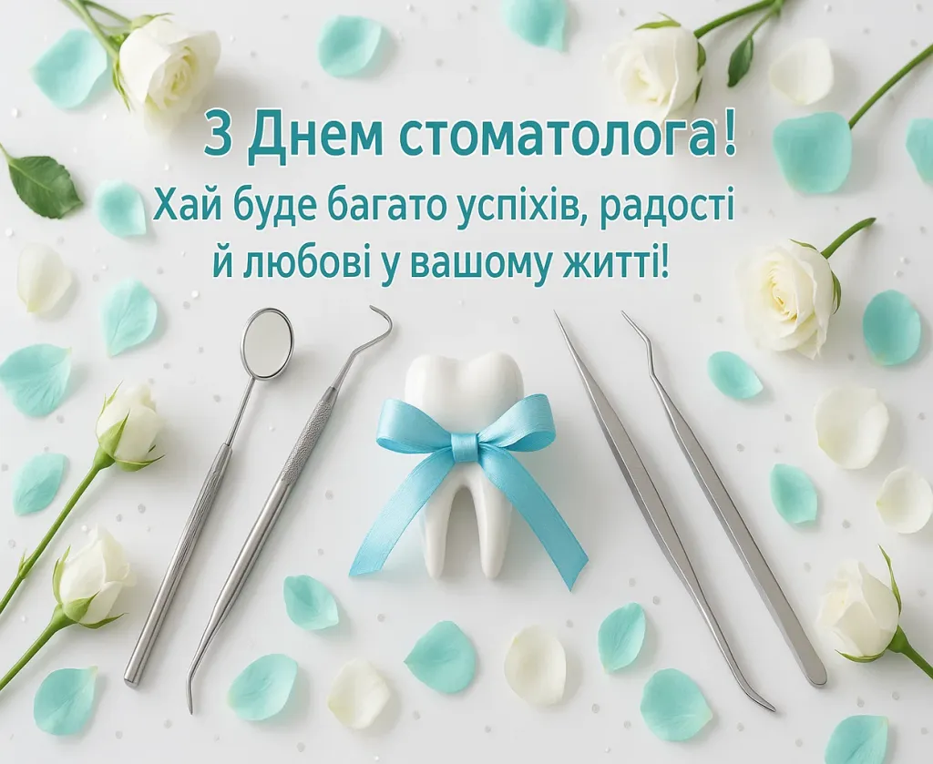 Привітання з днем стоматолога