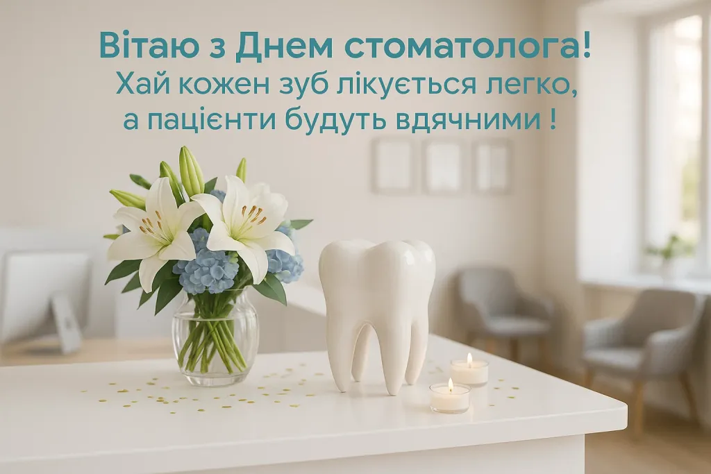 Привітання з днем стоматолога