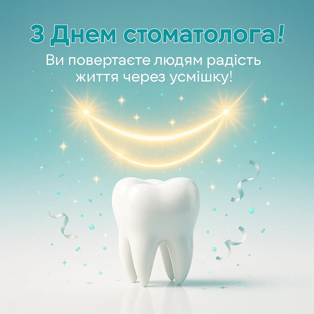 Привітання з днем стоматолога