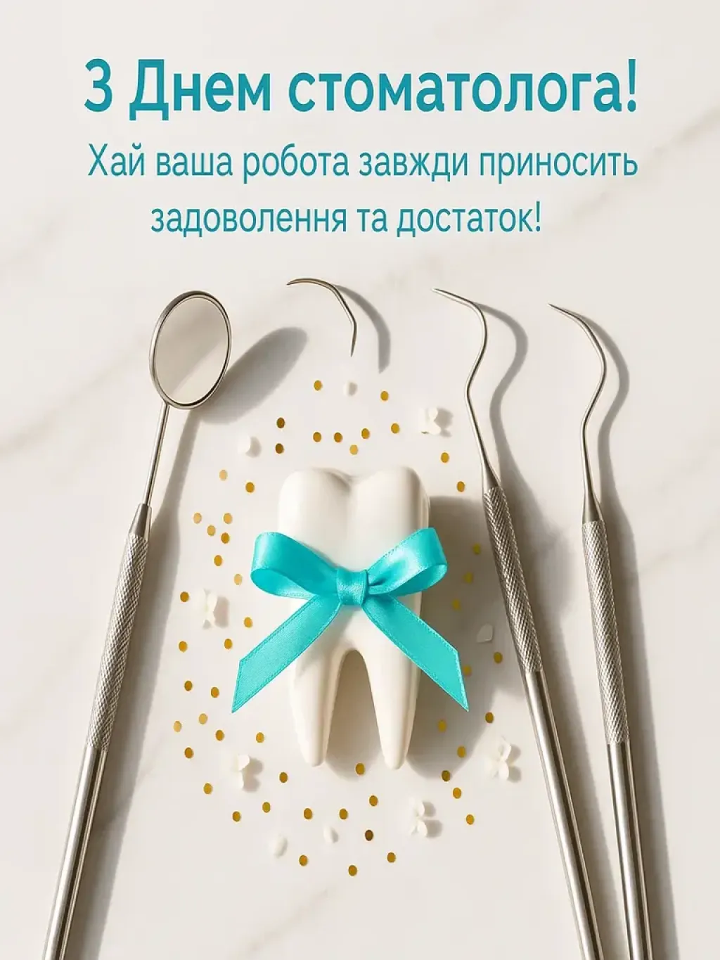 Привітання з днем стоматолога