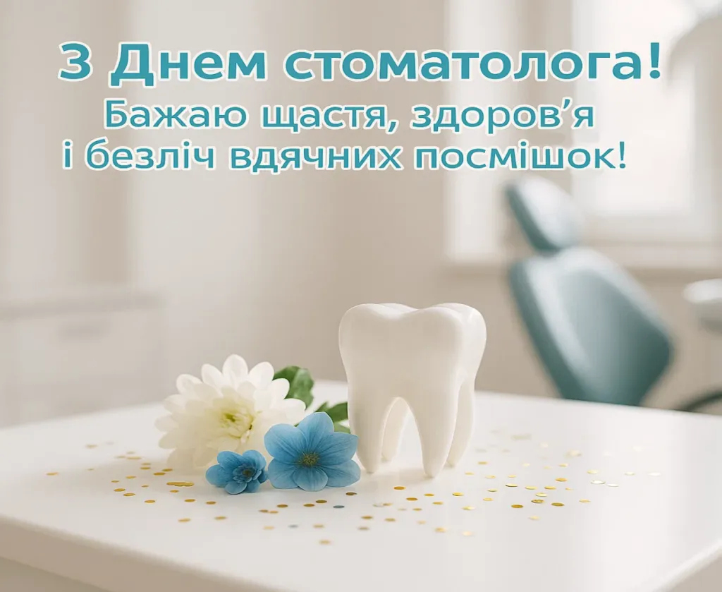 Привітання з днем стоматолога