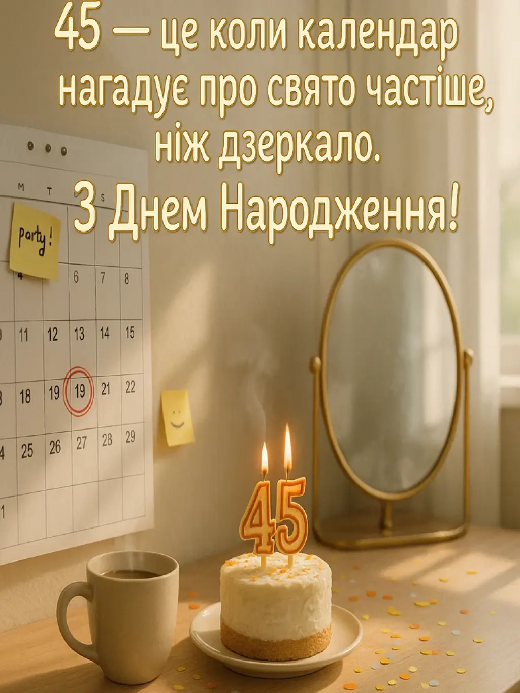 Прикольні привітання з 45-річчям Прикольні привітання з 45-річчям