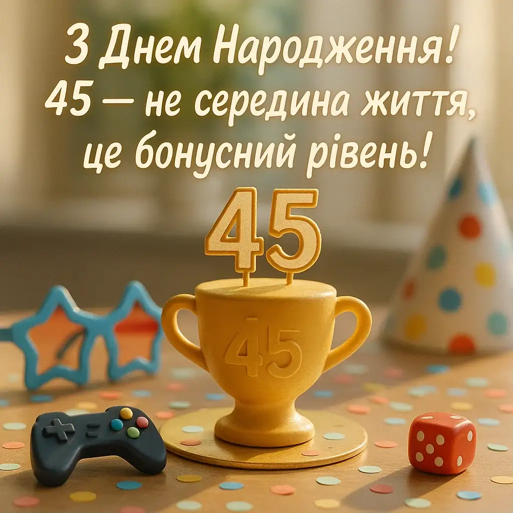 Прикольні привітання з 45-річчям Прикольні привітання з 45-річчям