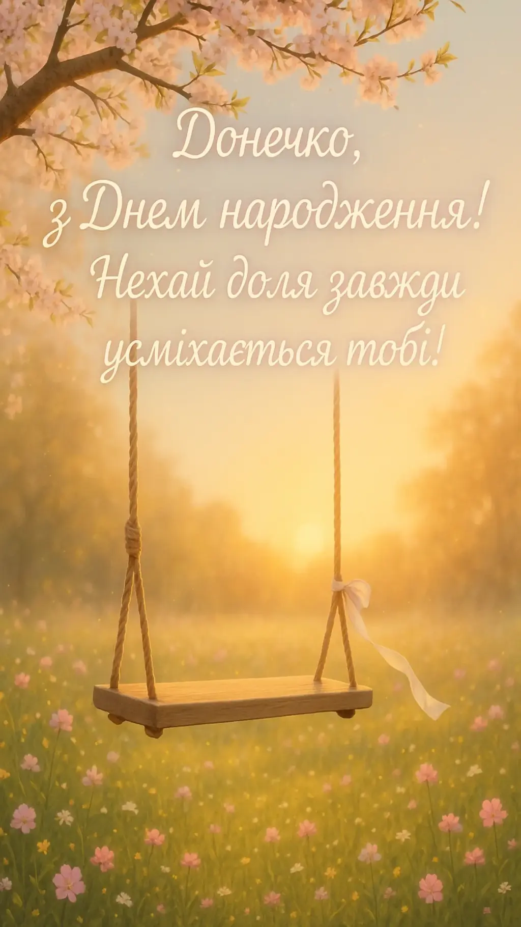 Привітання для доні з днем народження