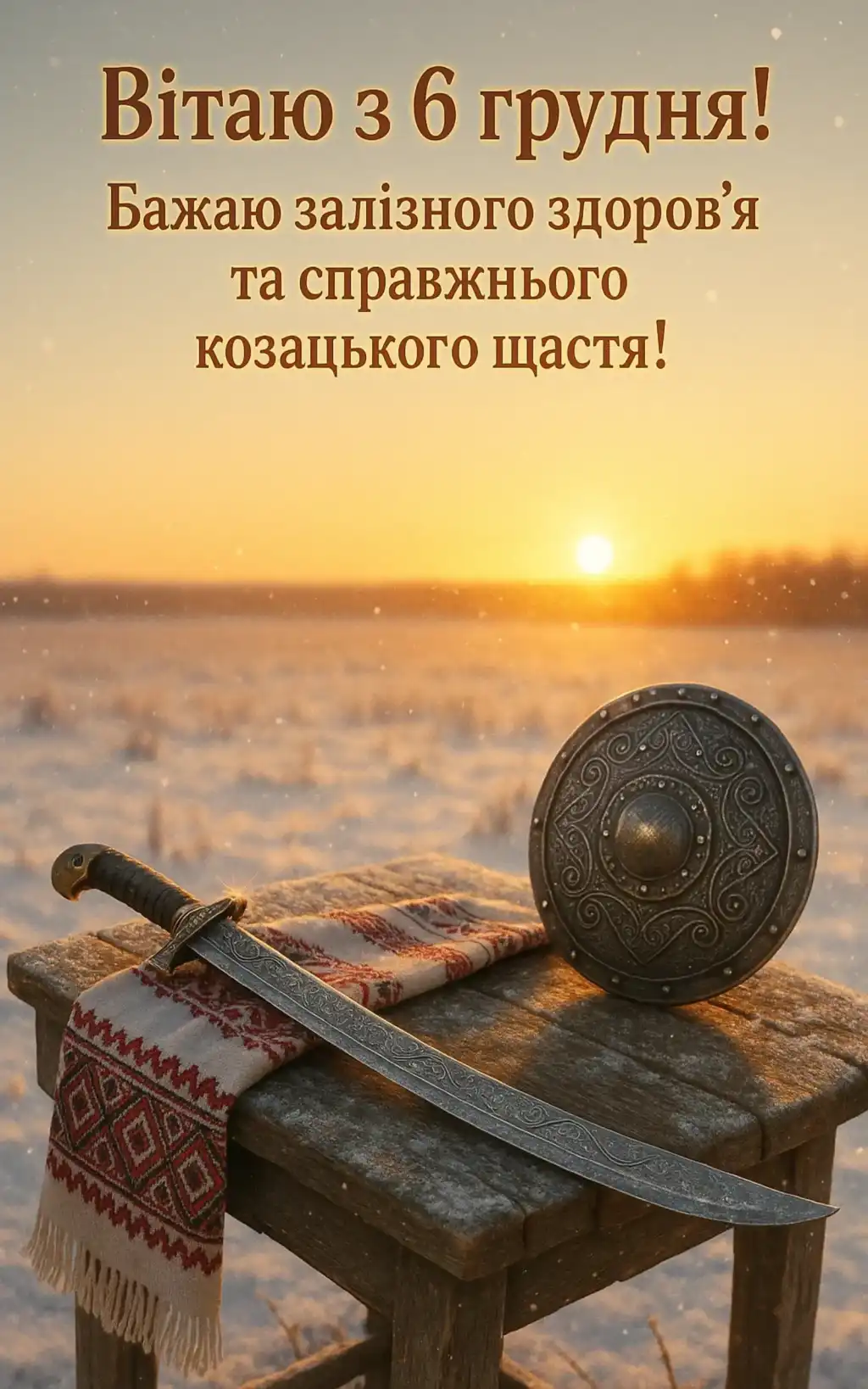 Привітання з 6 грудня для хлопців