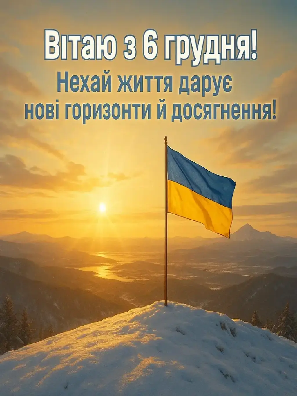 Привітання з 6 грудня для хлопців