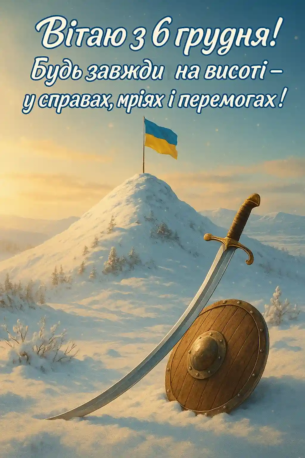Привітання з 6 грудня для хлопців
