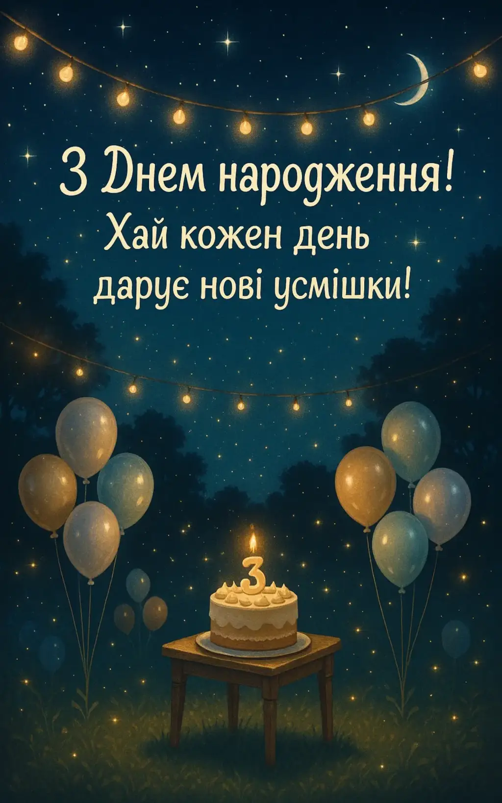 Хлопчику — 3 роки: привітання своїми словами