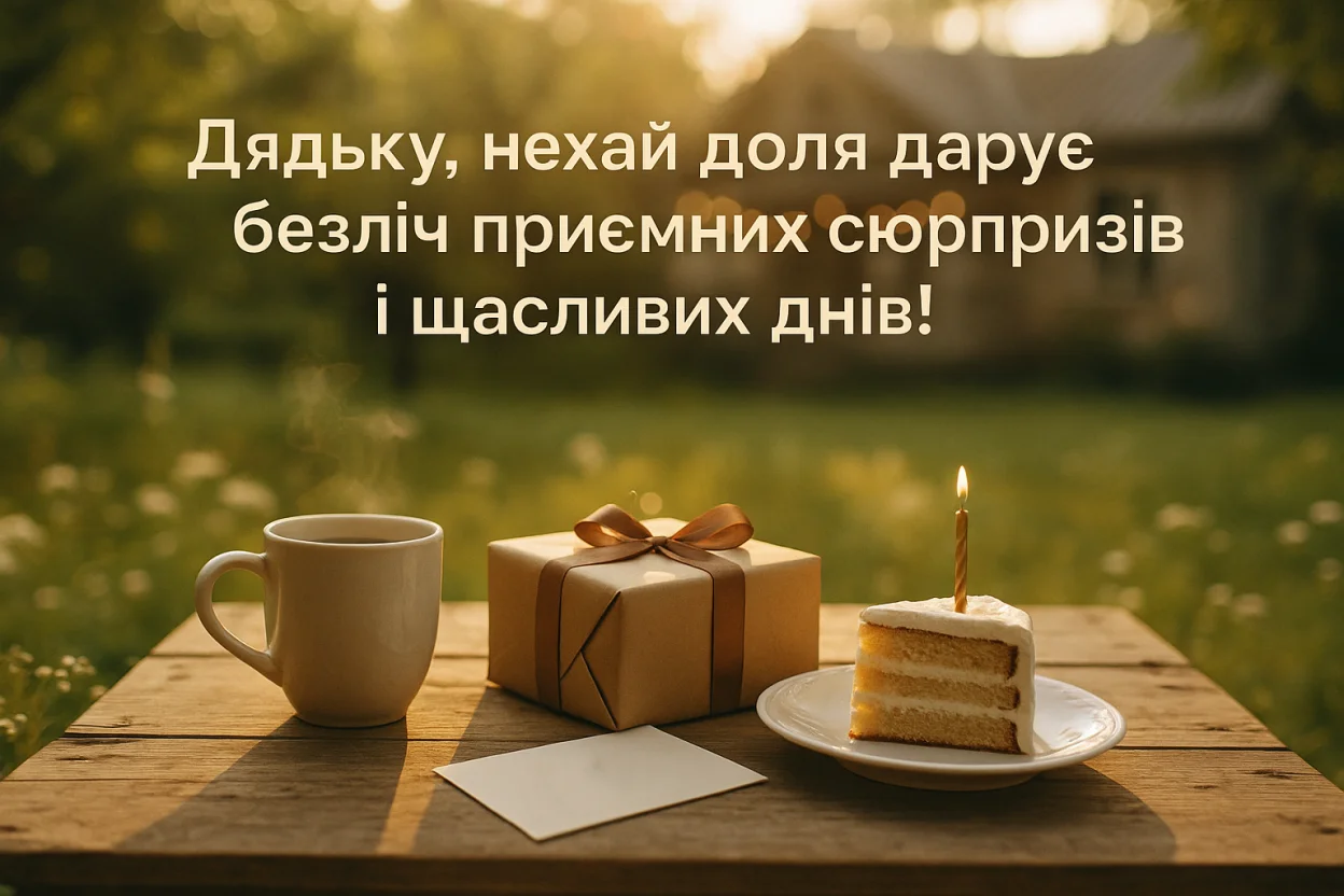 Привітання дядьку з днем народження