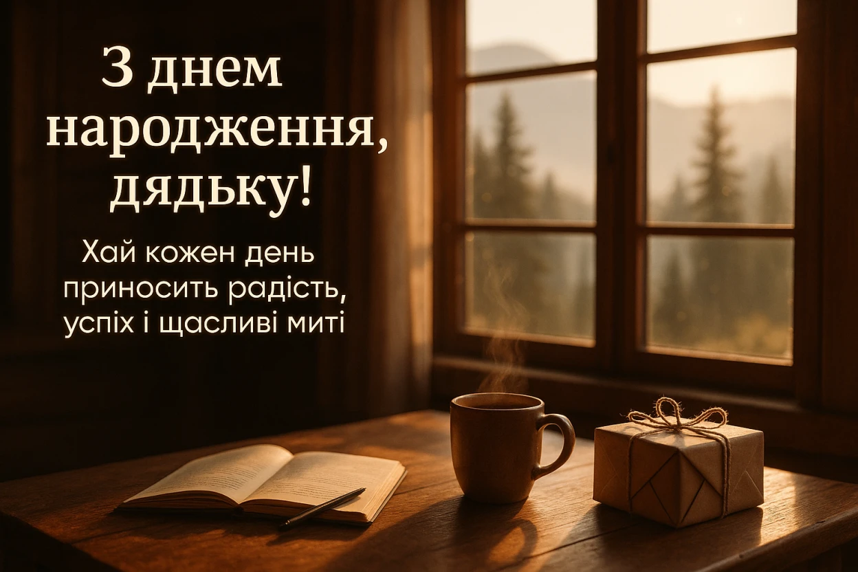 Привітання дядьку з днем народження