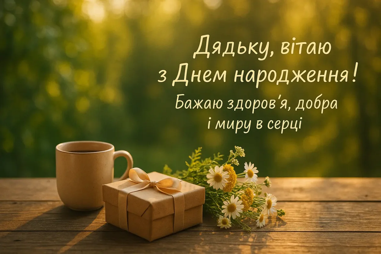 Привітання дядьку з днем народження