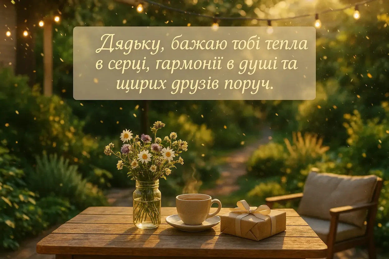 Привітання дядьку з днем народження