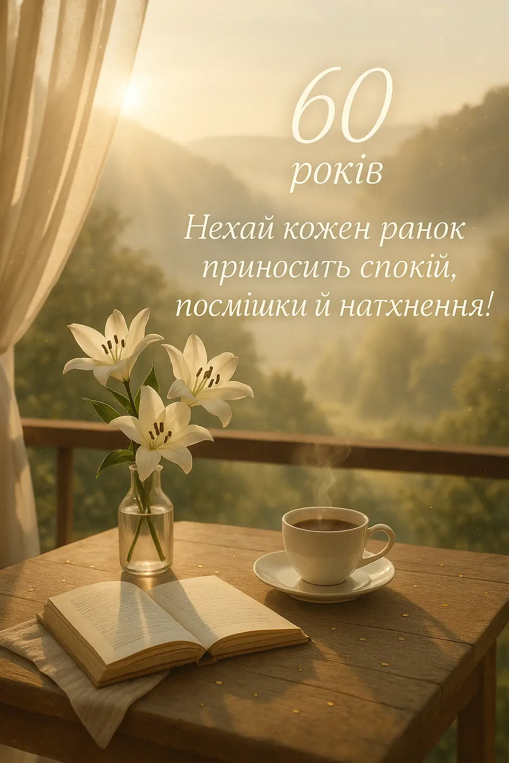 Привітання на 60 років