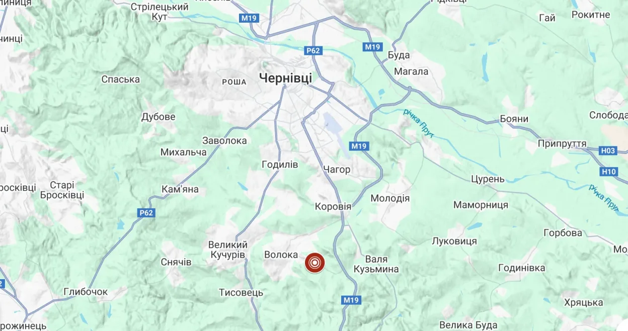На Буковині зареєстрували землетрус поблизу Білоусівки: поштовхи люди не відчули