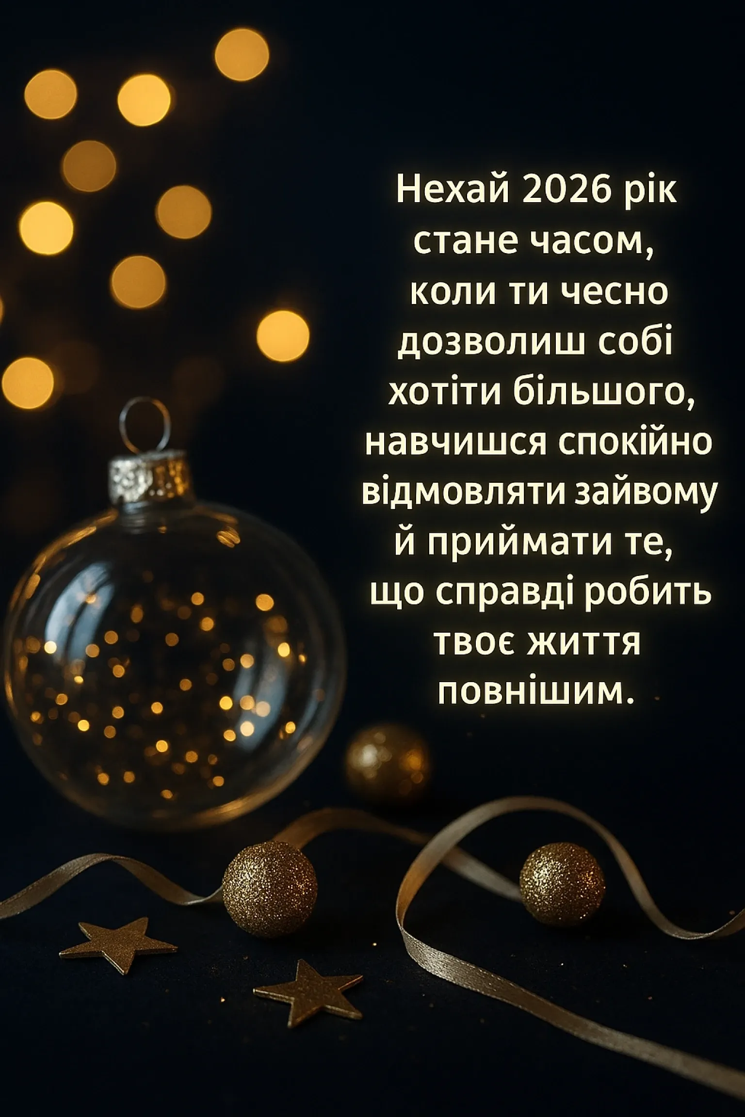 Красиві привітання з Новим роком 2026