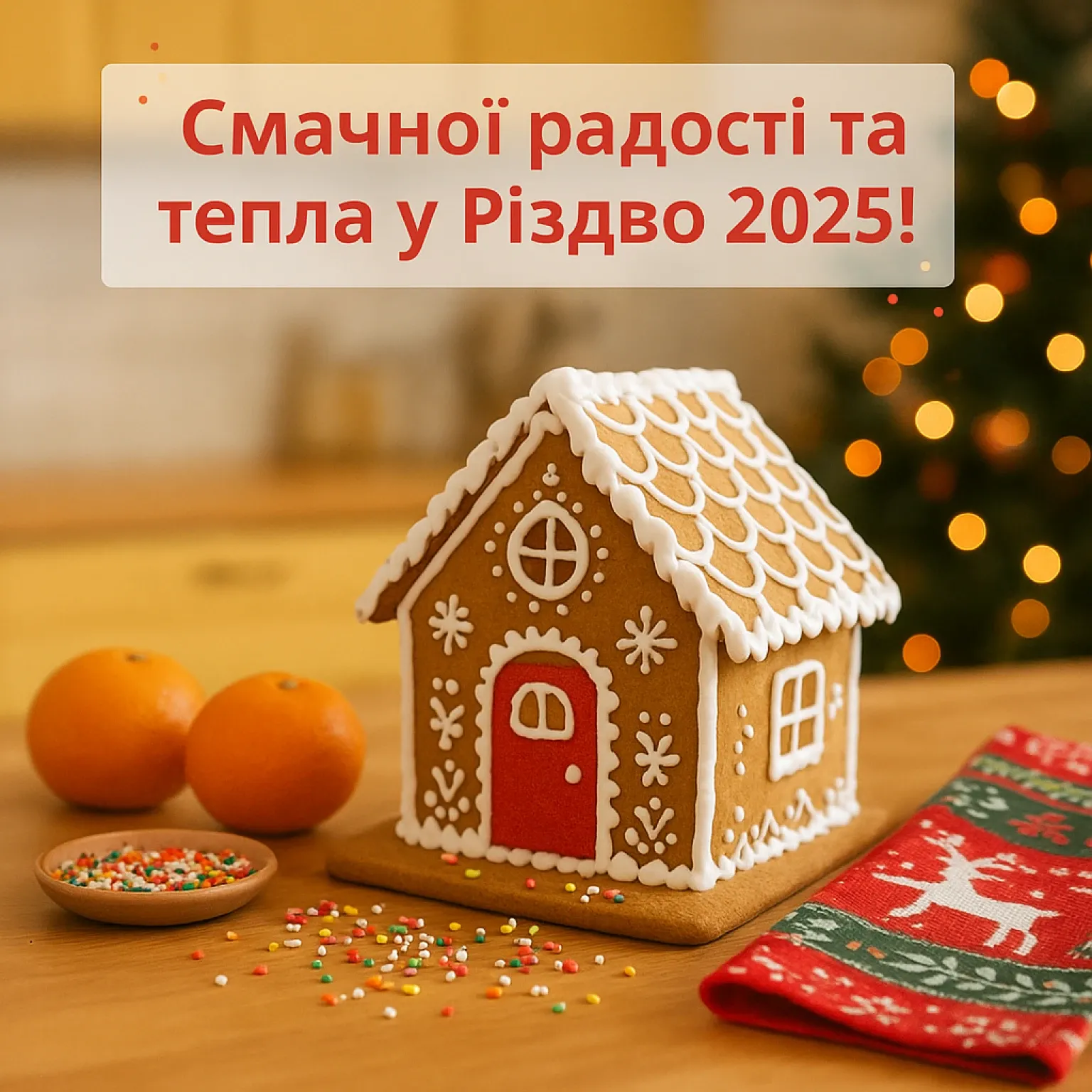 Привітання з різдвом 2025