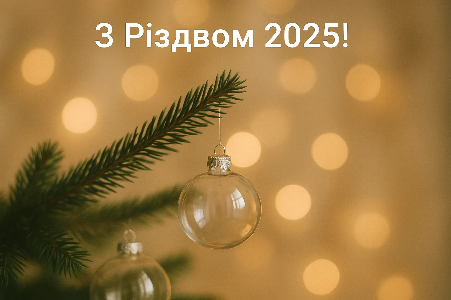 Привітання з різдвом 2025