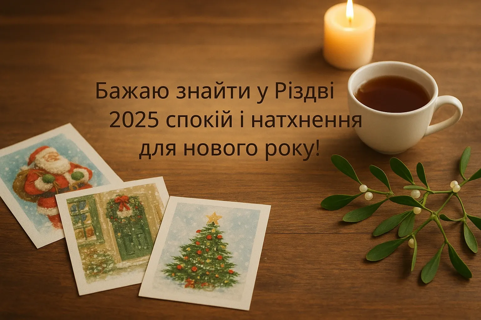 Привітання з різдвом 2025