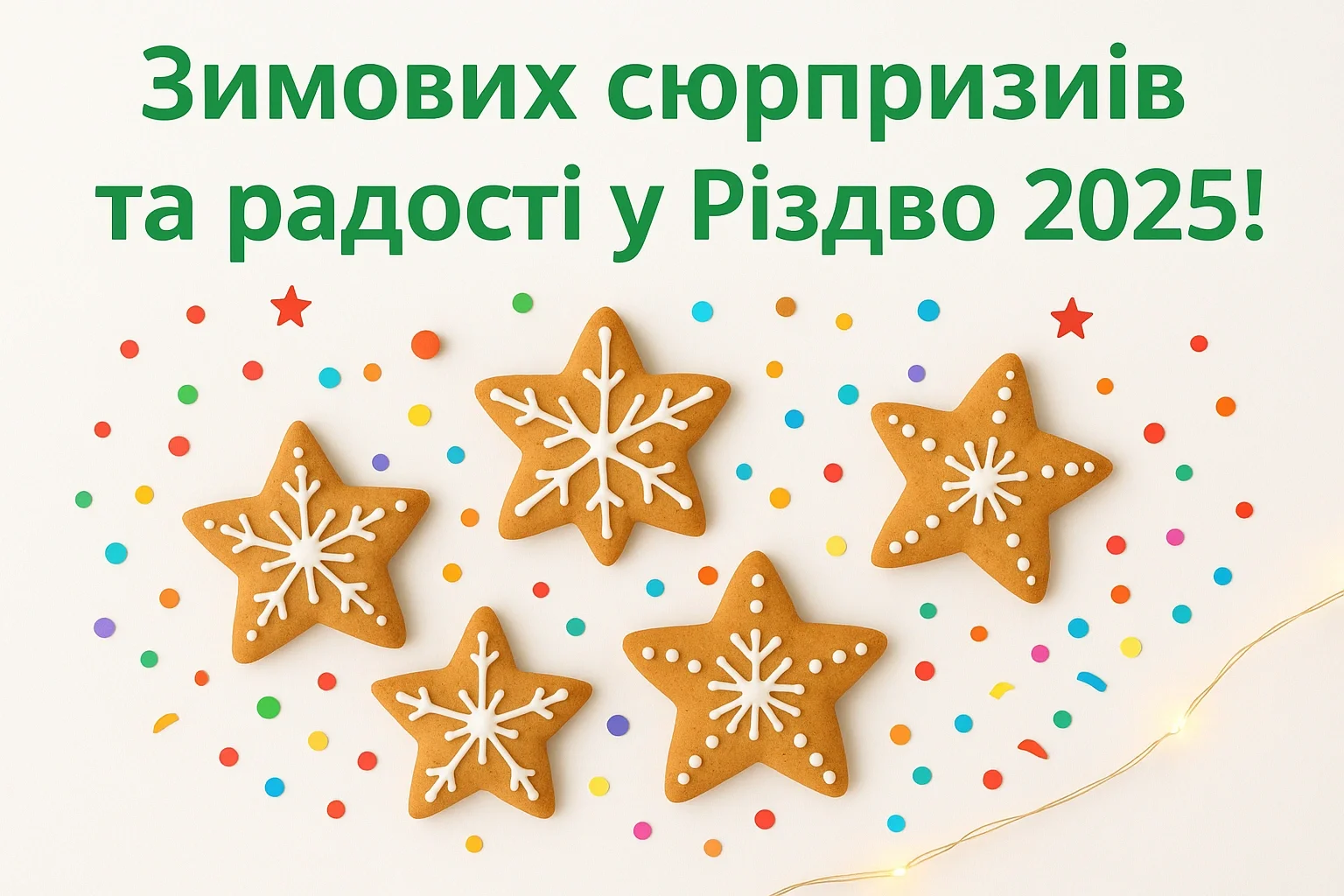 Привітання з різдвом 2025