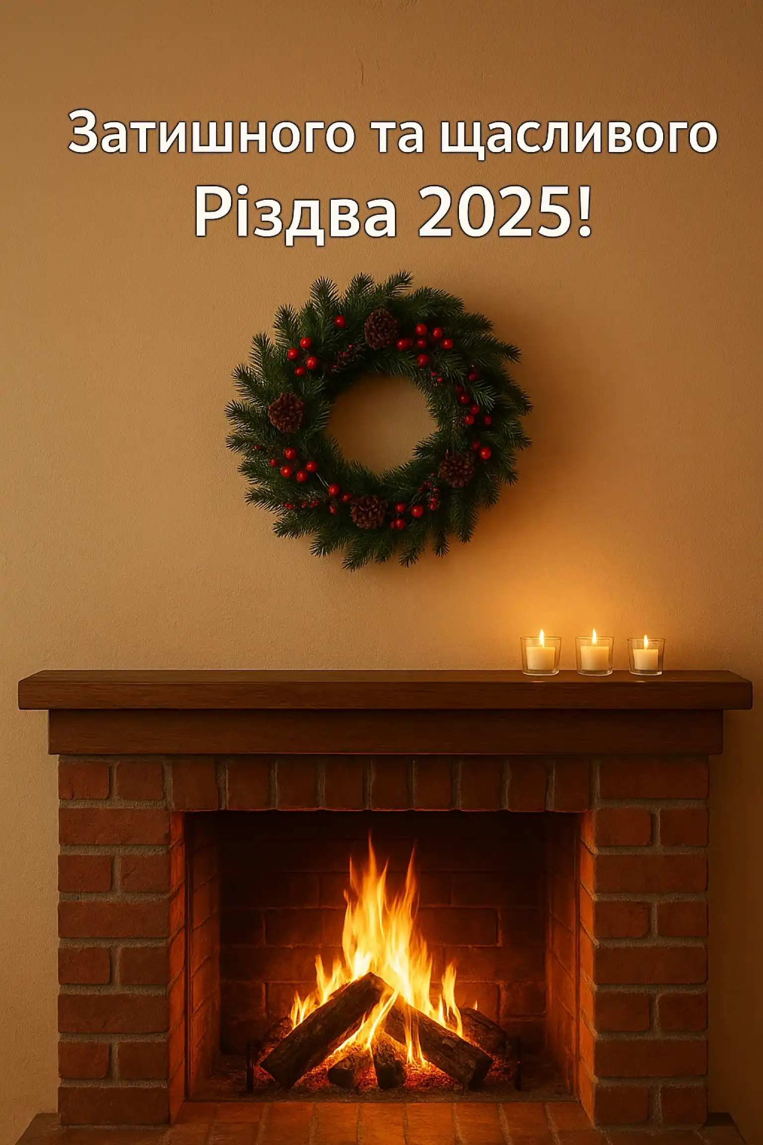 Привітання з різдвом 2025