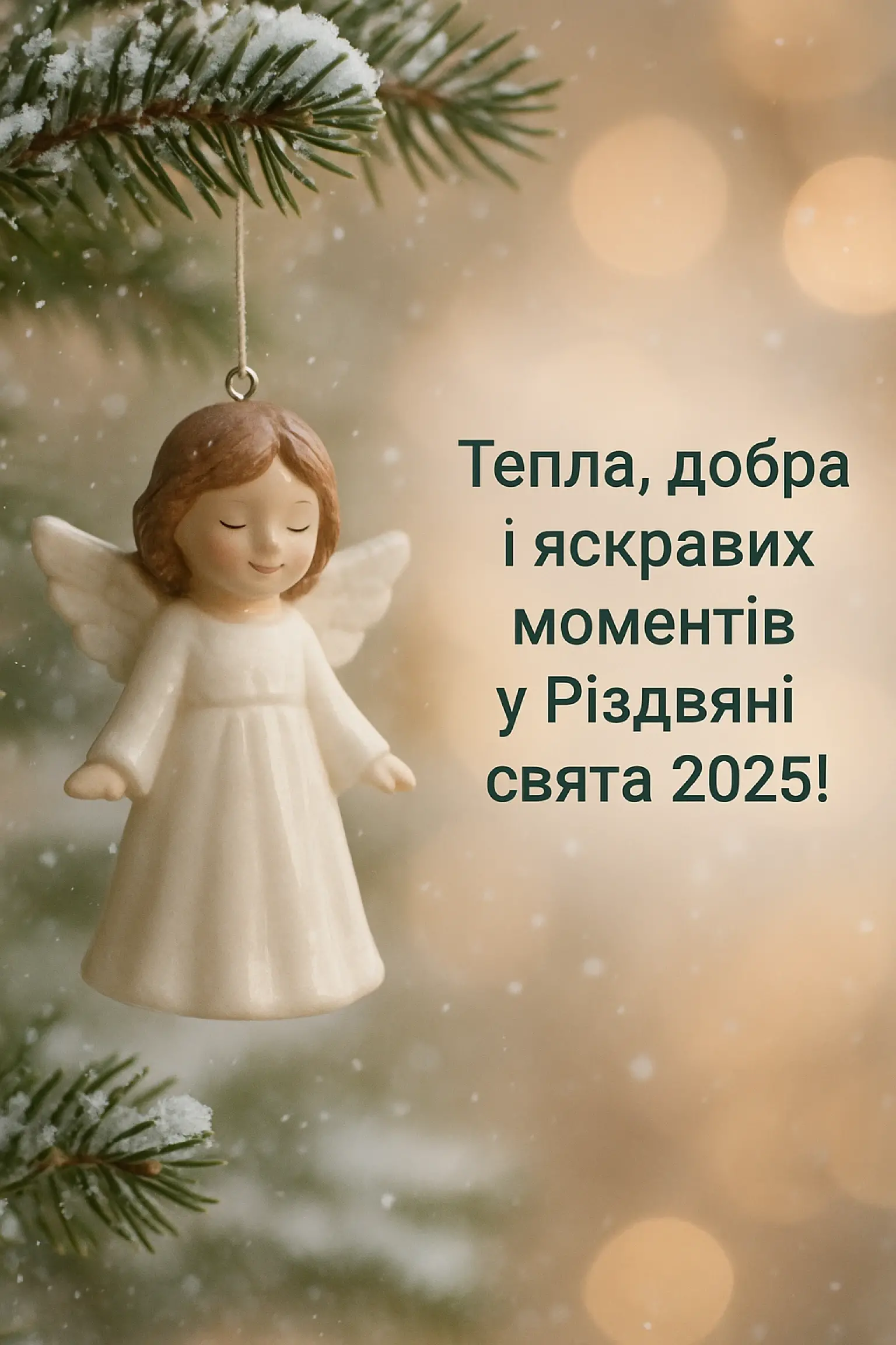 Привітання з різдвом 2025