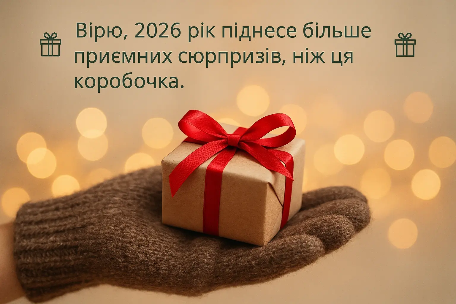 Привітання з прийдешнім новим роком 2026