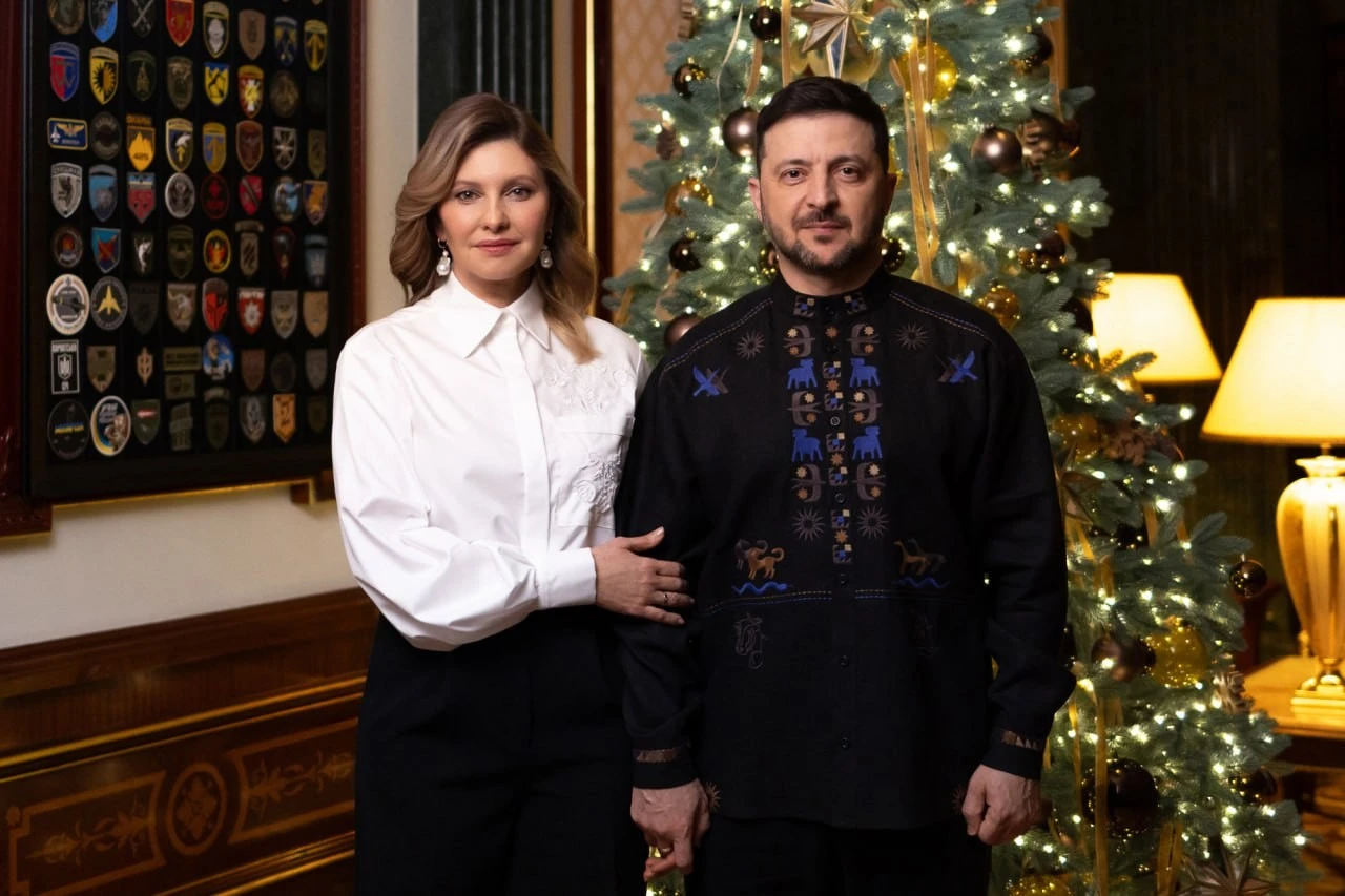 Зеленський звернувся до українців із новорічним привітанням