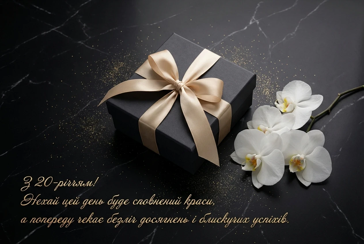 з днем народження 20 років