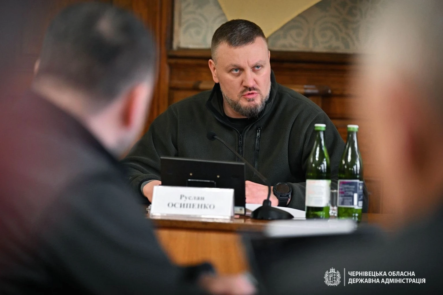 Руслан Осипенко провів першу Раду оборони Чернівецької області