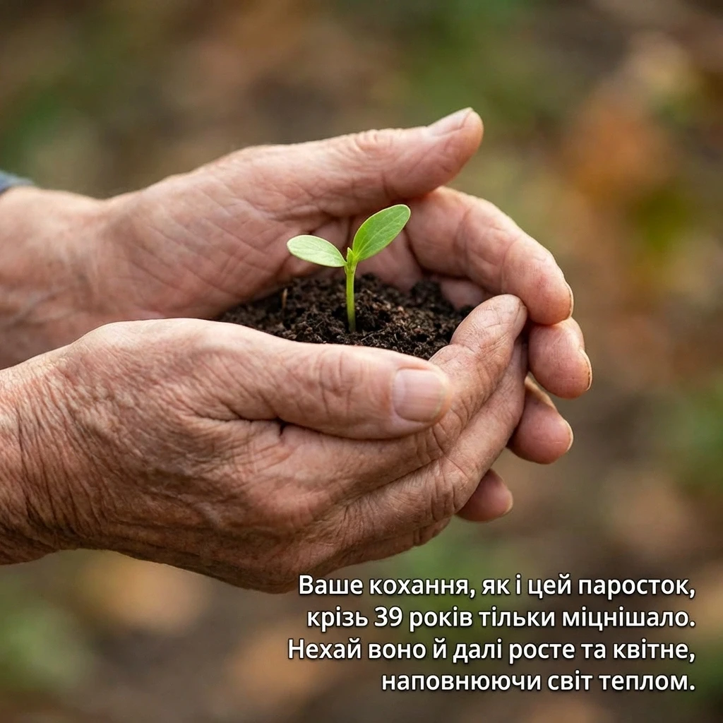 з річницею весілля 39 років