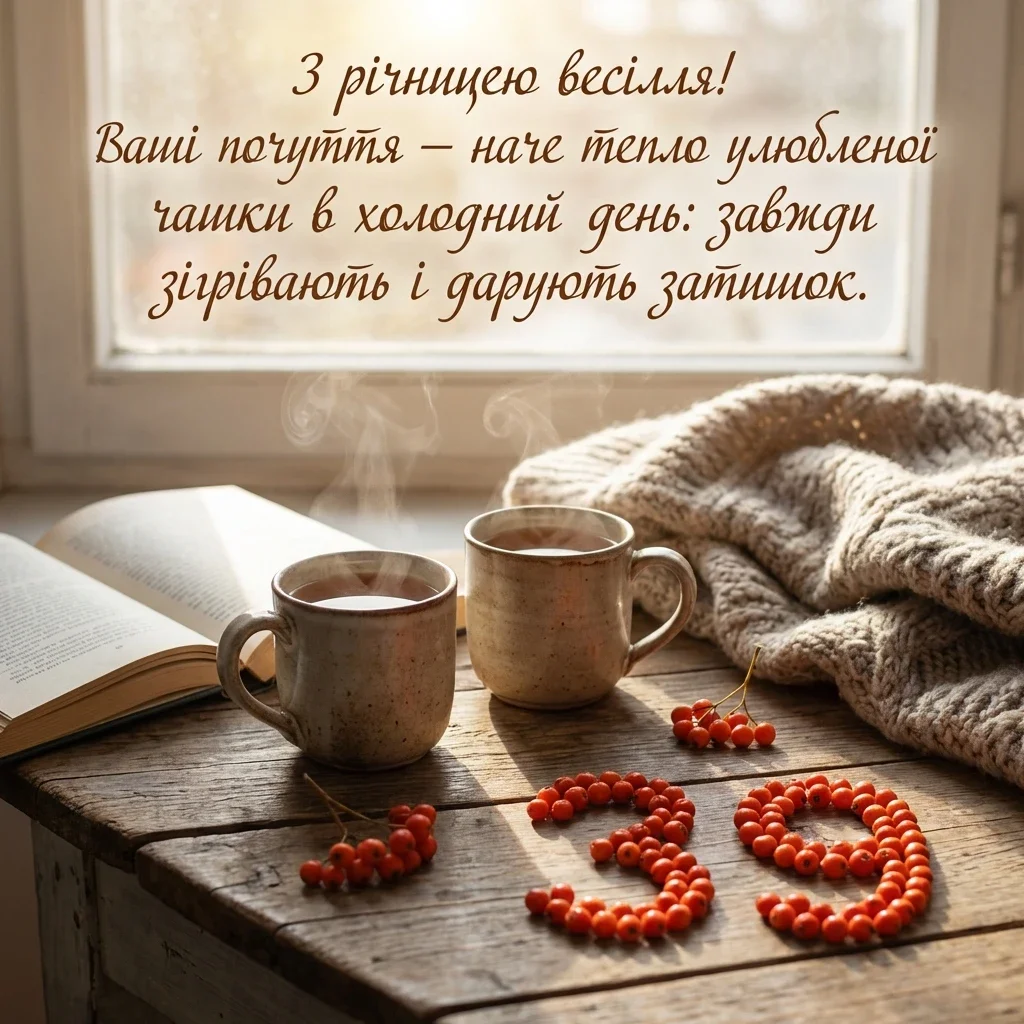 з річницею весілля 39 років