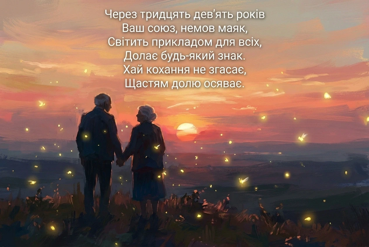 з річницею весілля 39 років