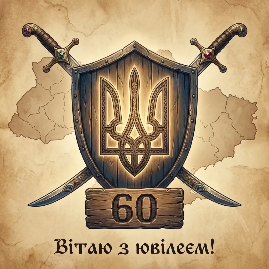 з ювілеєм 60 мужчині патріотичні